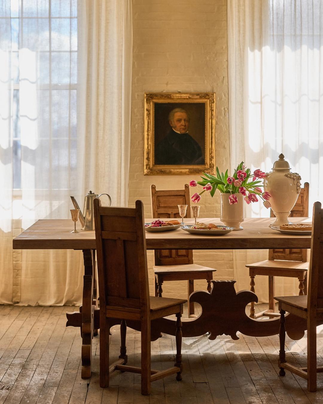 Rare 19th c. Spanish Dining Table