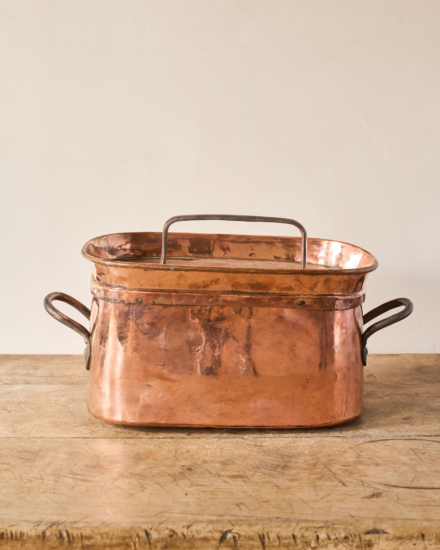 Antique Copper Pot - Large