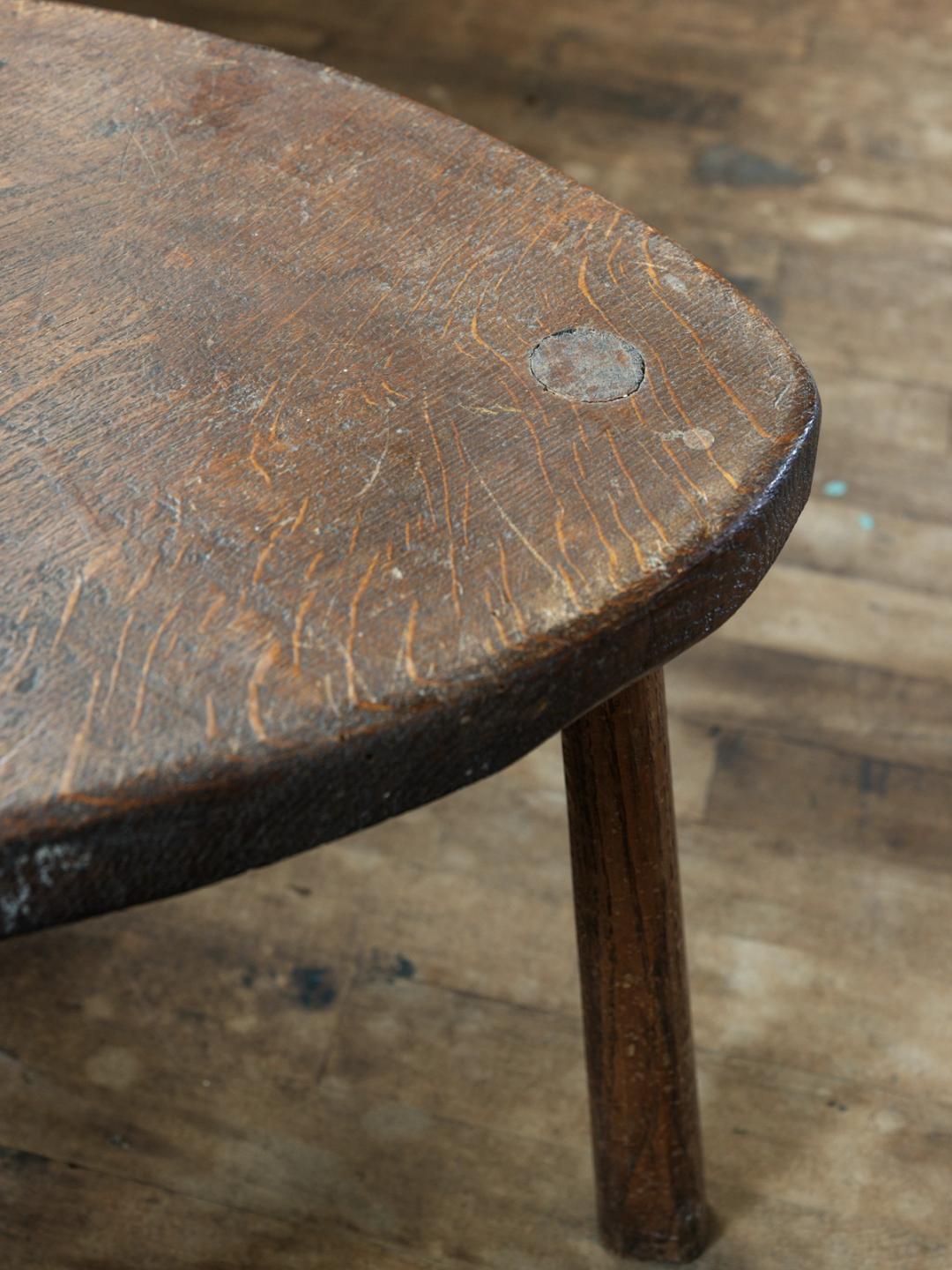 Antique Brutalist Stool