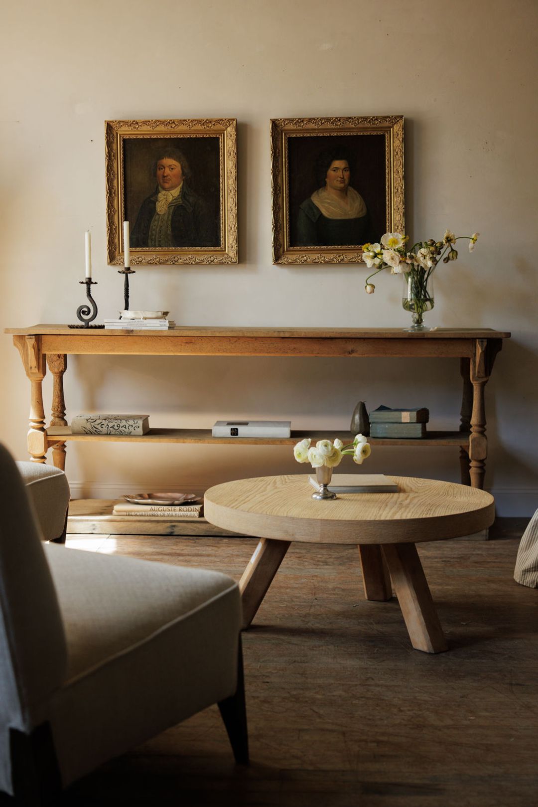 French Round Coffee Table