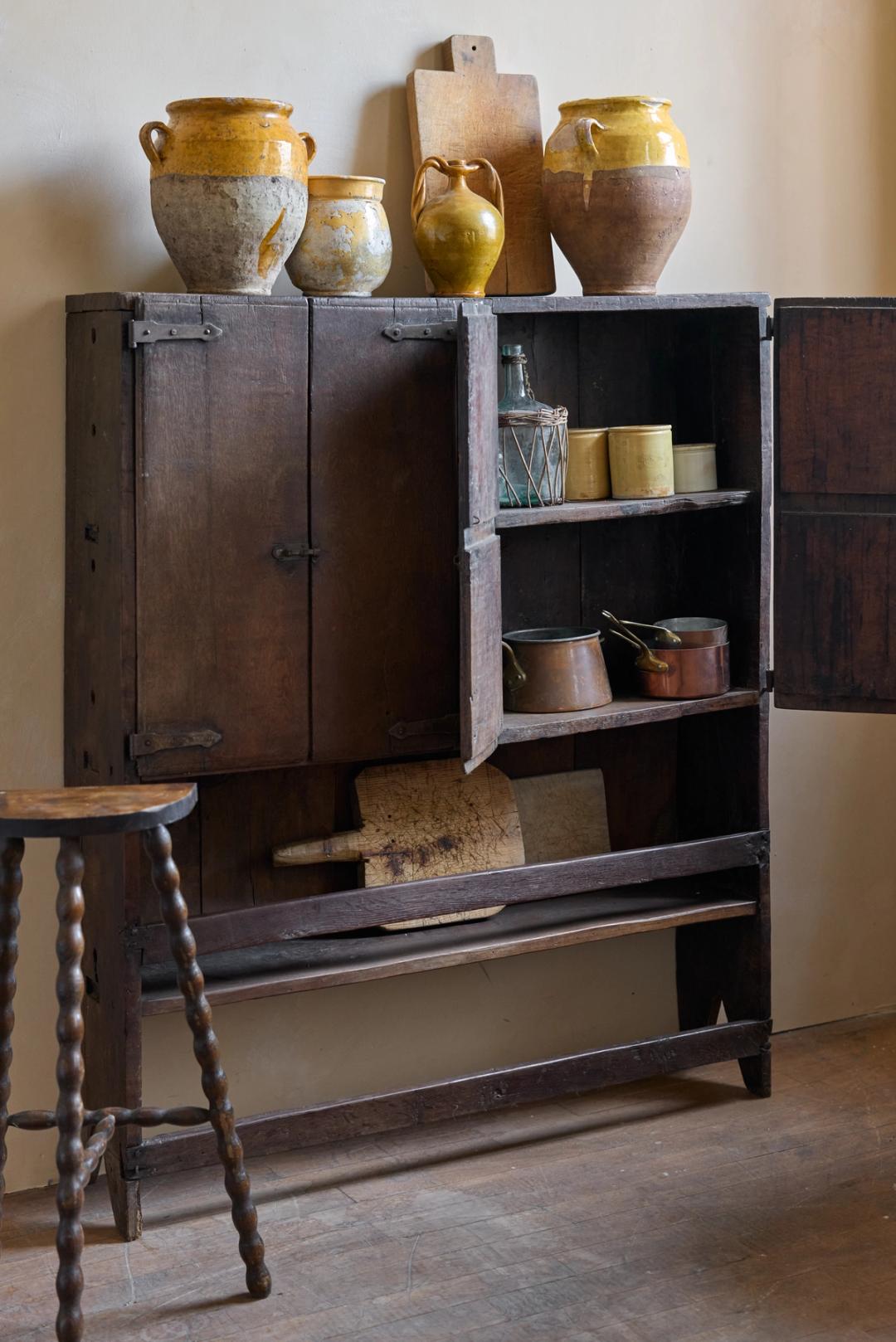 19th c. Alps Kitchen Cupboard