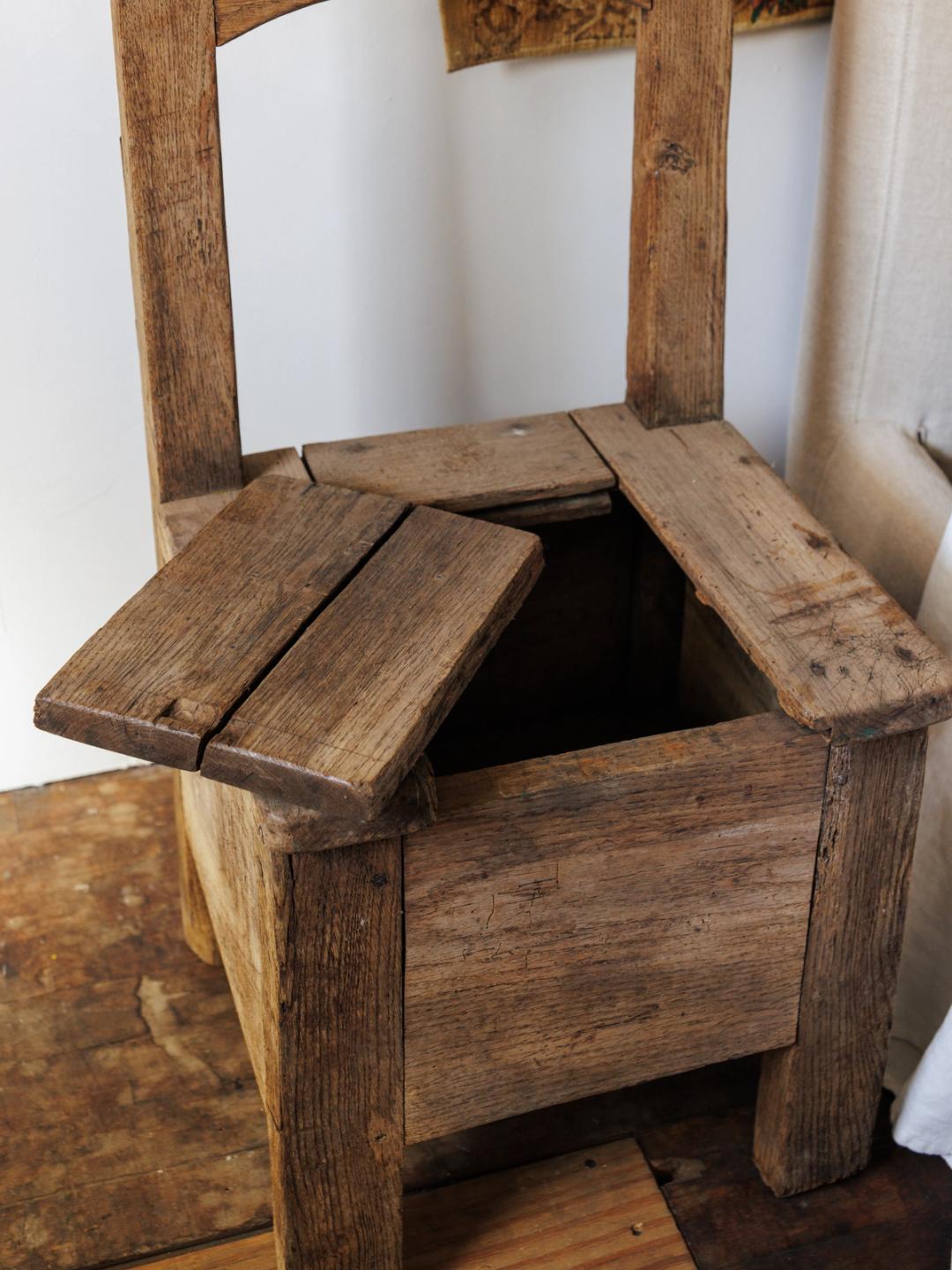 Primitive Salt Box Chair