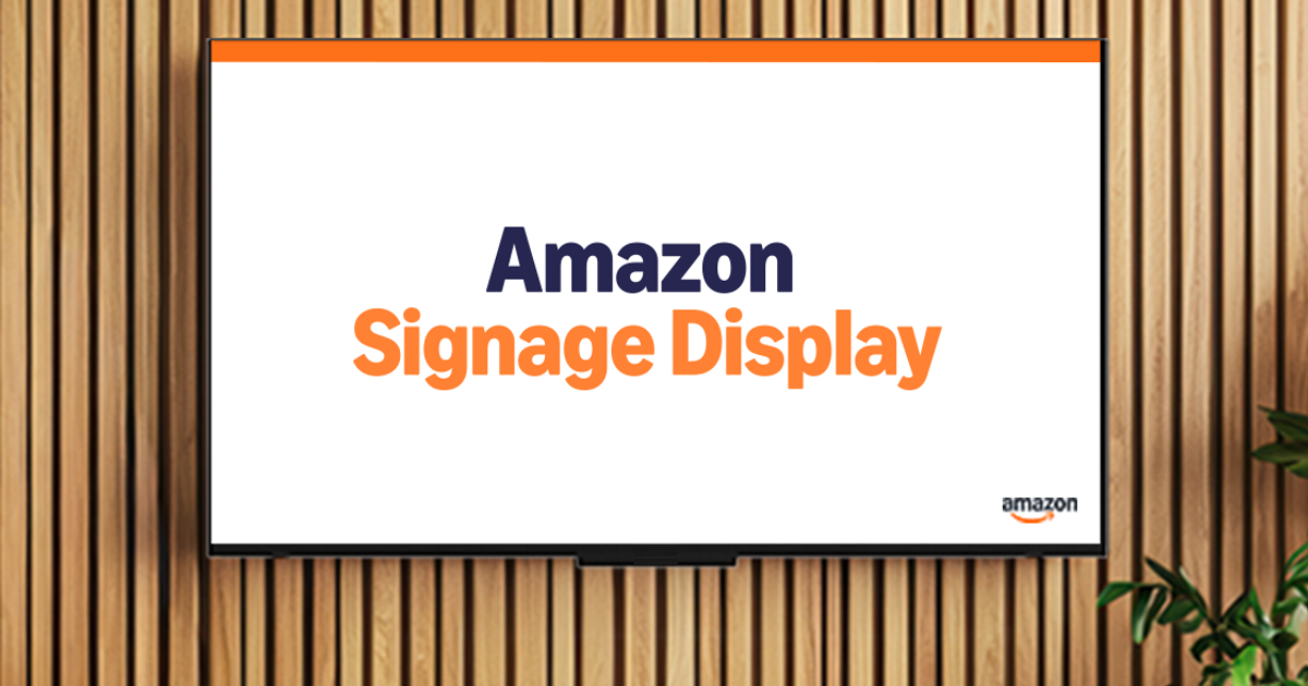 Amazon Signage Display