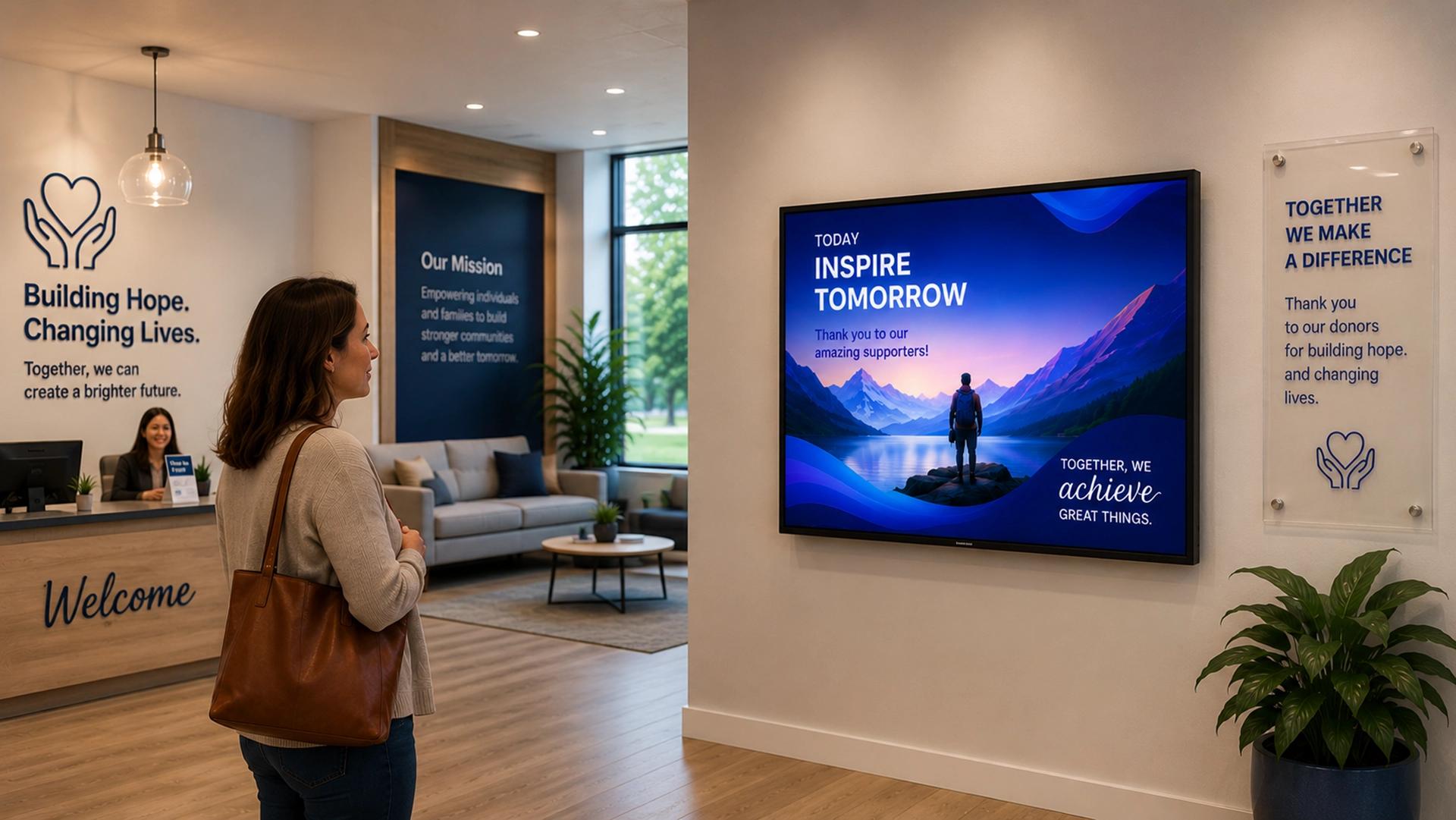 using AI for digital signage content