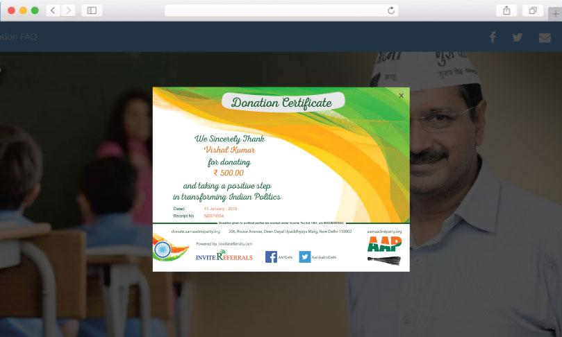 AAP referral donation