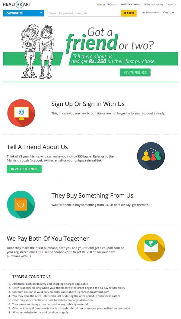 healthkart-referral-program-page
