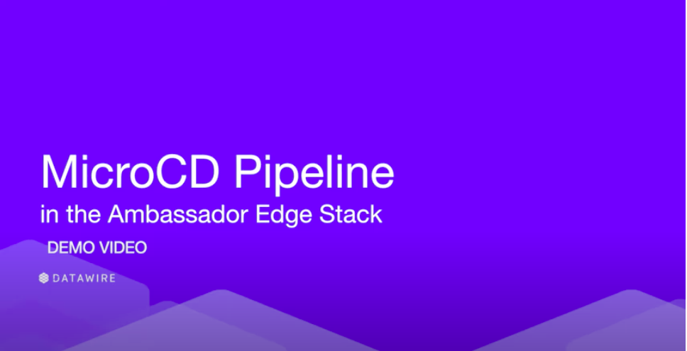 Thumbnail for resource: "Demo Video: MicroCD Pipeline for Building and Deploying Containers Directly from Github Code"