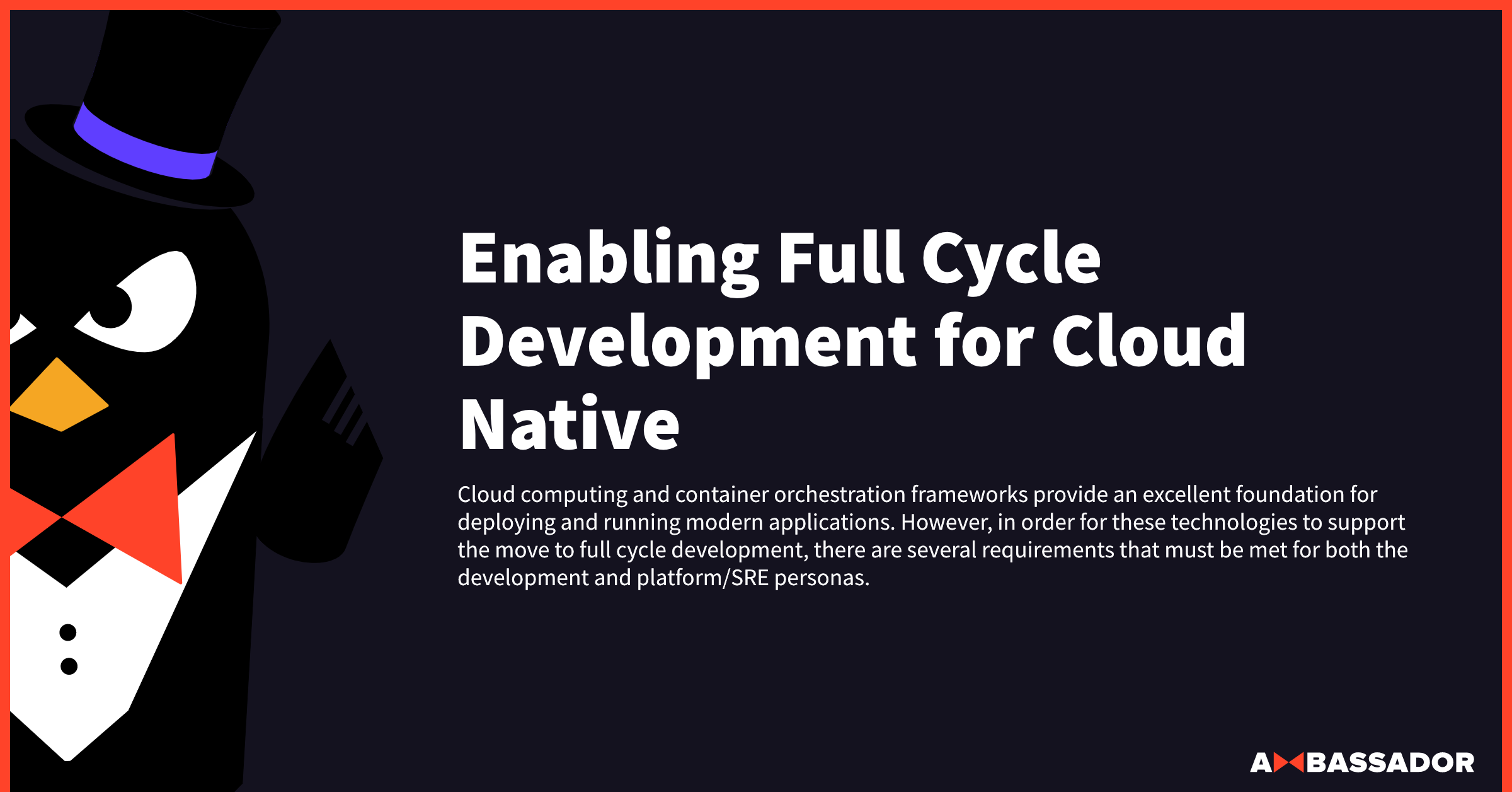 Thumbnail for resource: "Enabling Full Cycle Development: Four Core Cloud Native Platform Capabilities"