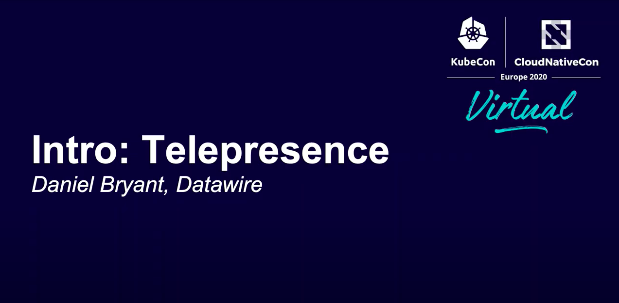 Thumbnail for resource: "Intro: Telepresence - Daniel Bryant"
