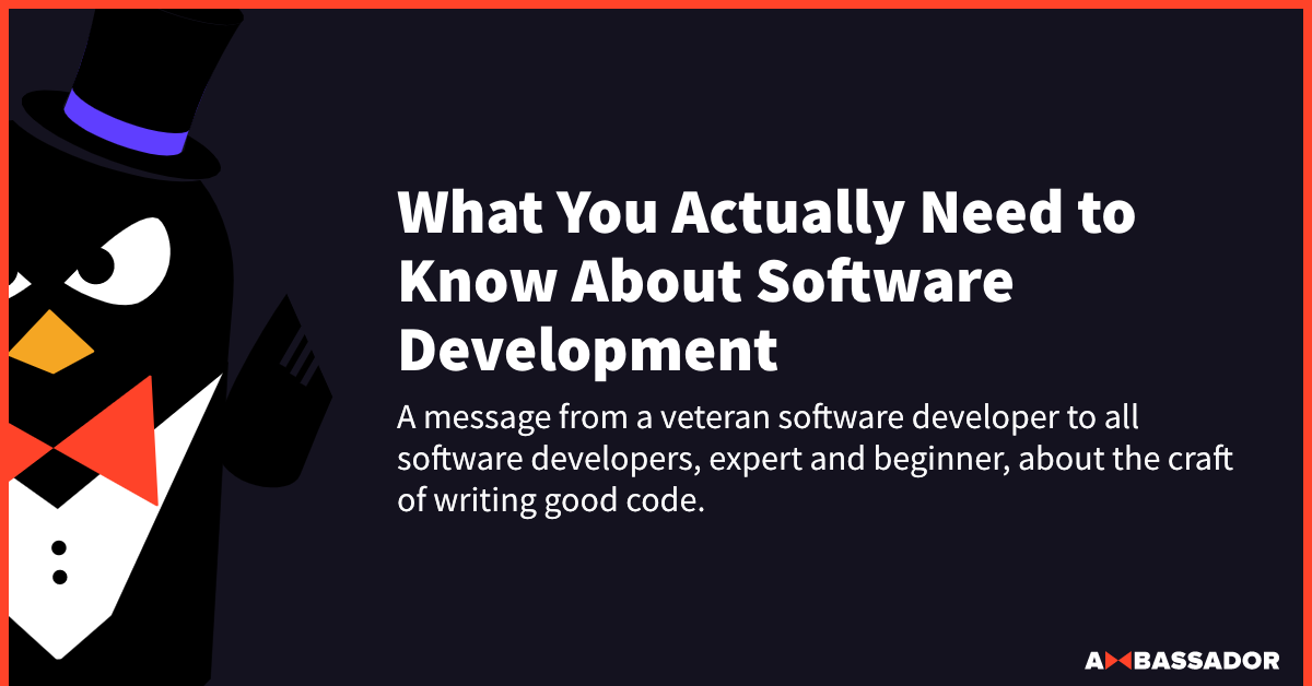 Thumbnail for resource: "What You Actually Need to Know About Software Development"