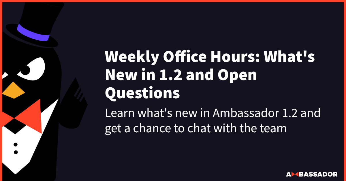 Thumbnail for resource: "Weekly Office Hours: What's New in 1.2 and Open Questions"