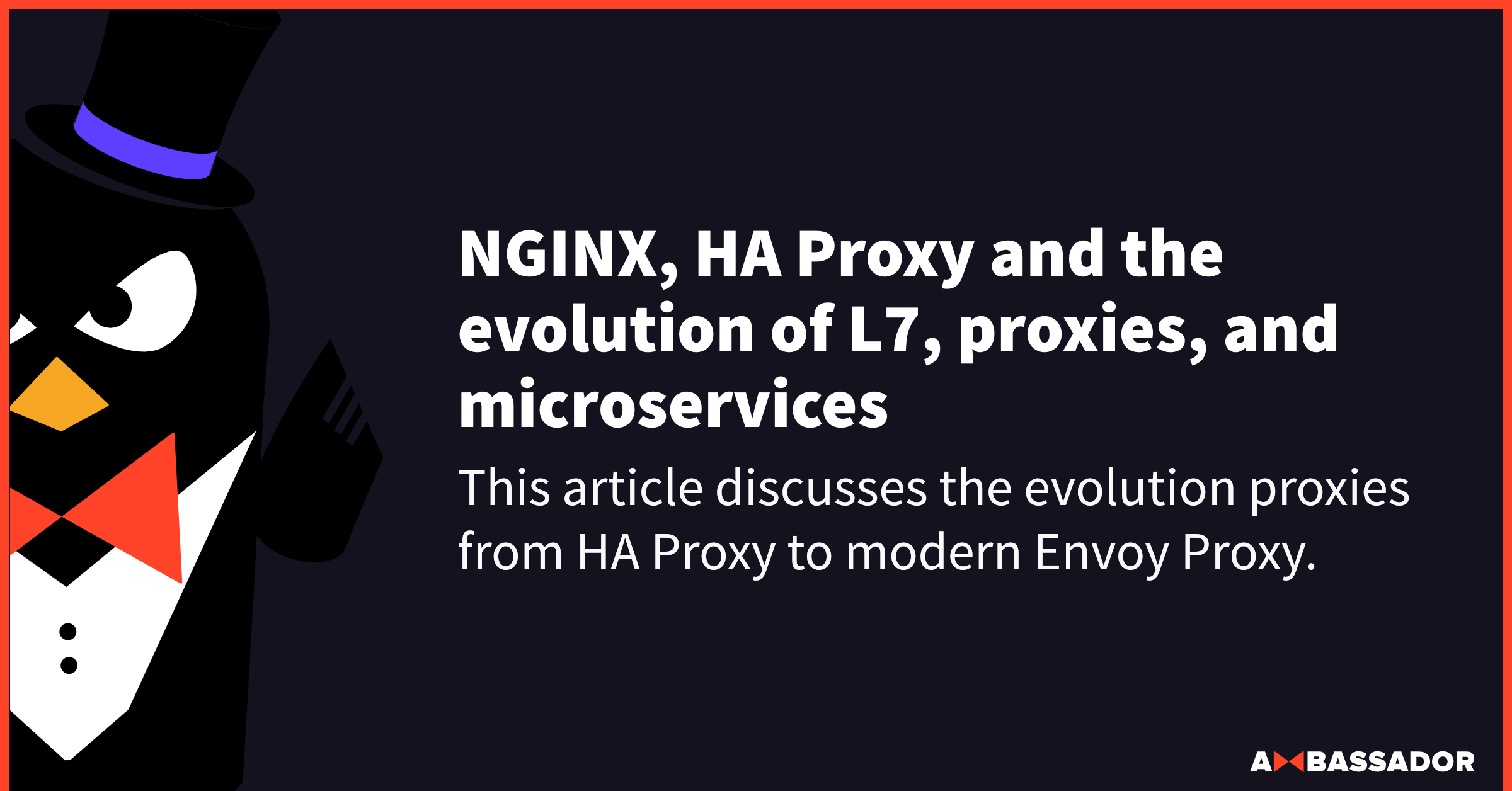 Thumbnail for resource: "NGINX, HA Proxy and the evolution of L7, proxies, and microservices"