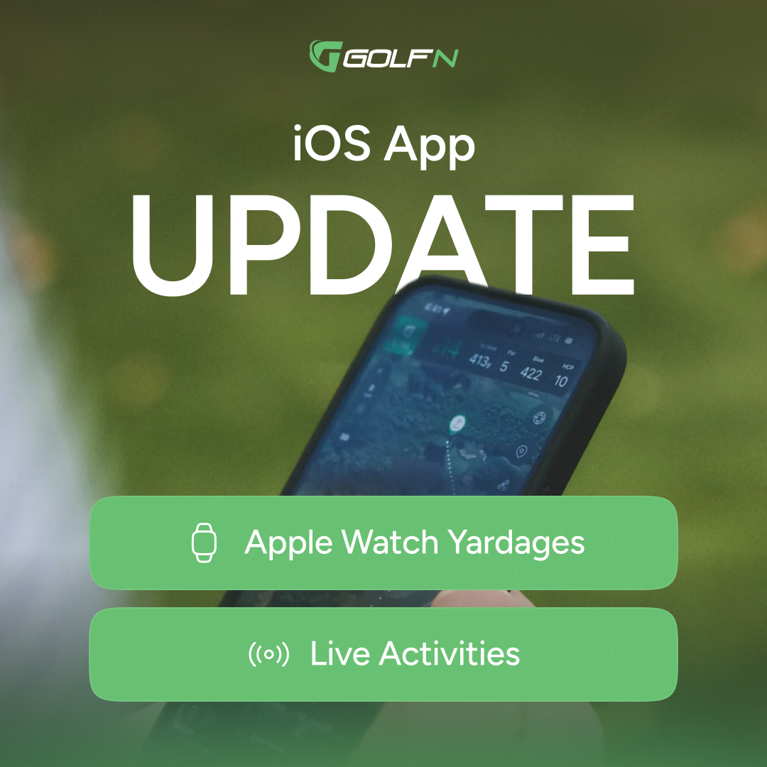 App Update: Live activities, Apple Watch yardages now LIVE!