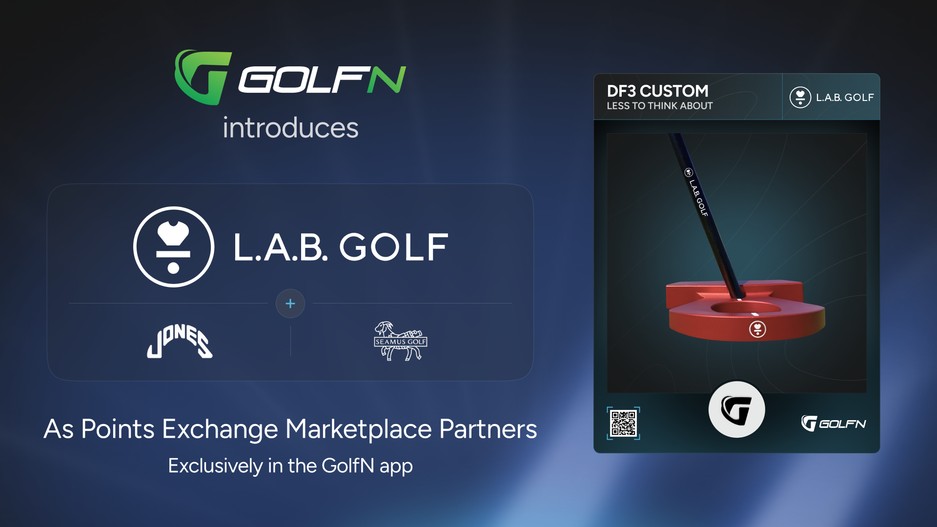 Introducing the latest Points Exchange Partners: L.A.B. Golf, Jones Sports Co. and Seamus Golf