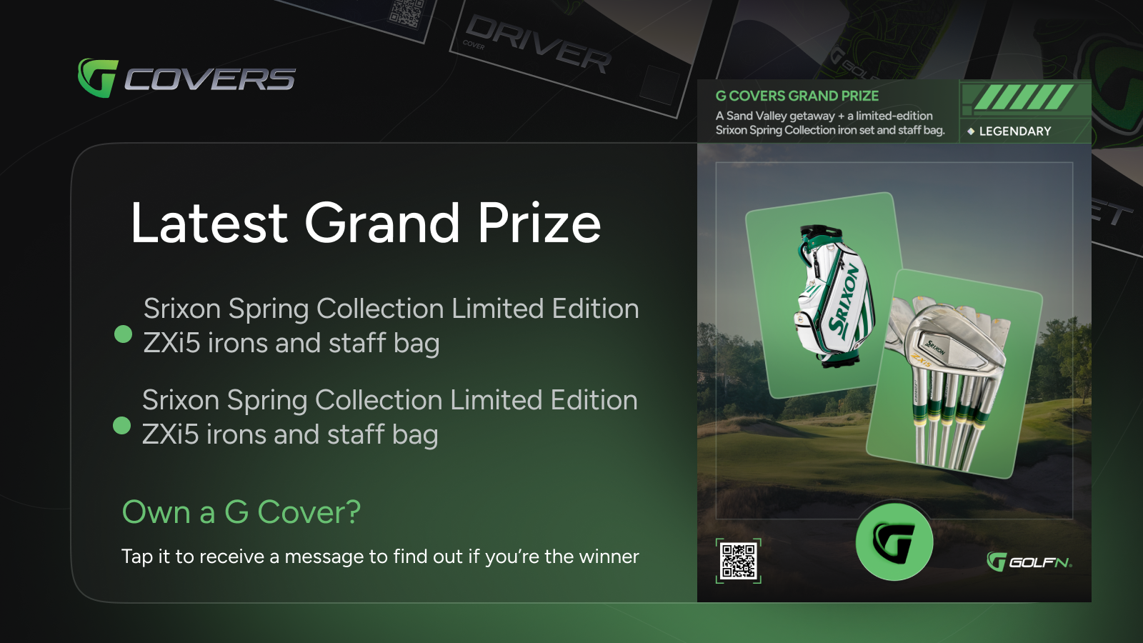 The 4th G Covers Grand Prize Is Here: Srixon and Sand Valley combo