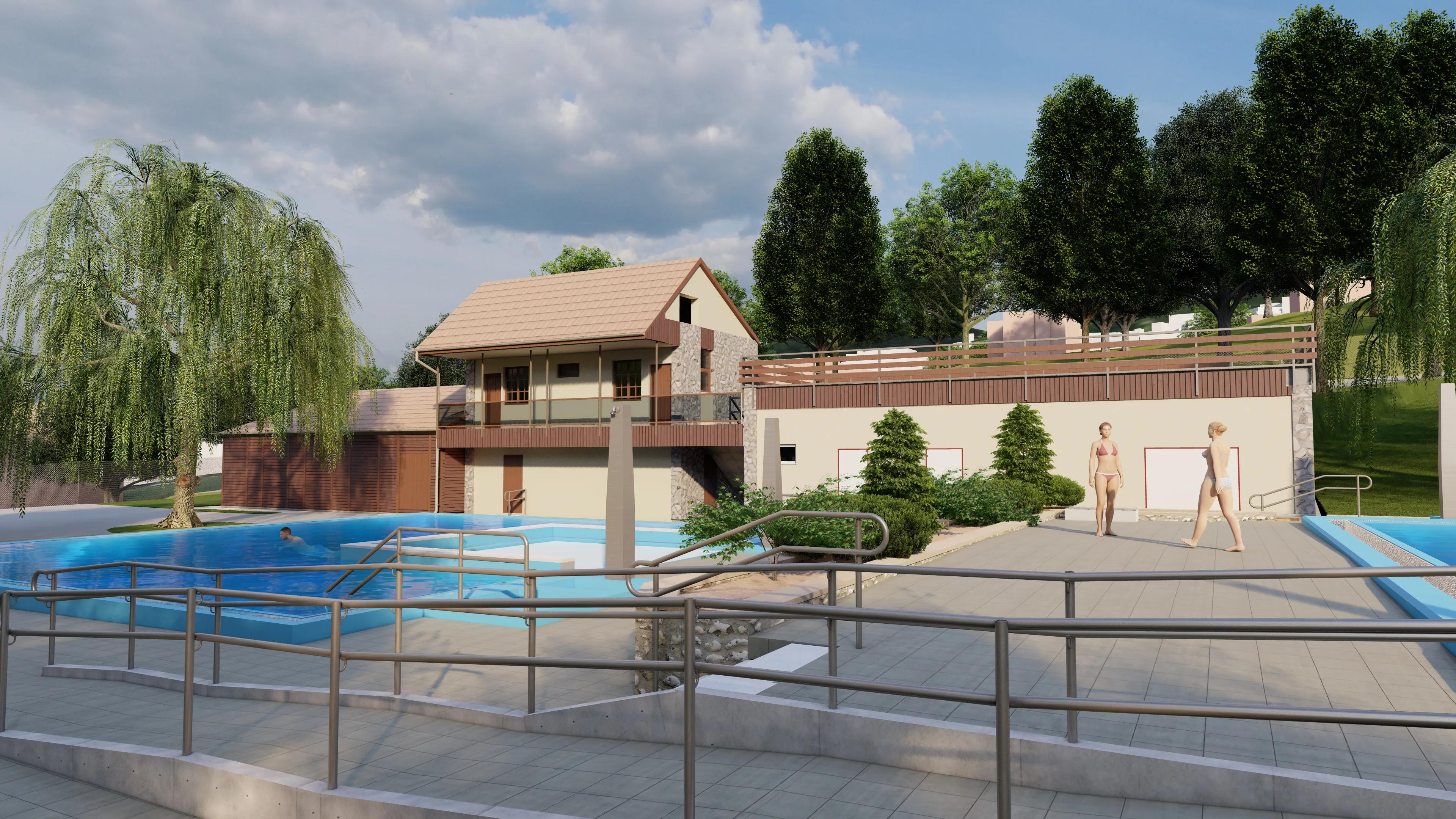 Budapest Óbuda Szabadidőpark medencepark rekonstrukciója - Image 1