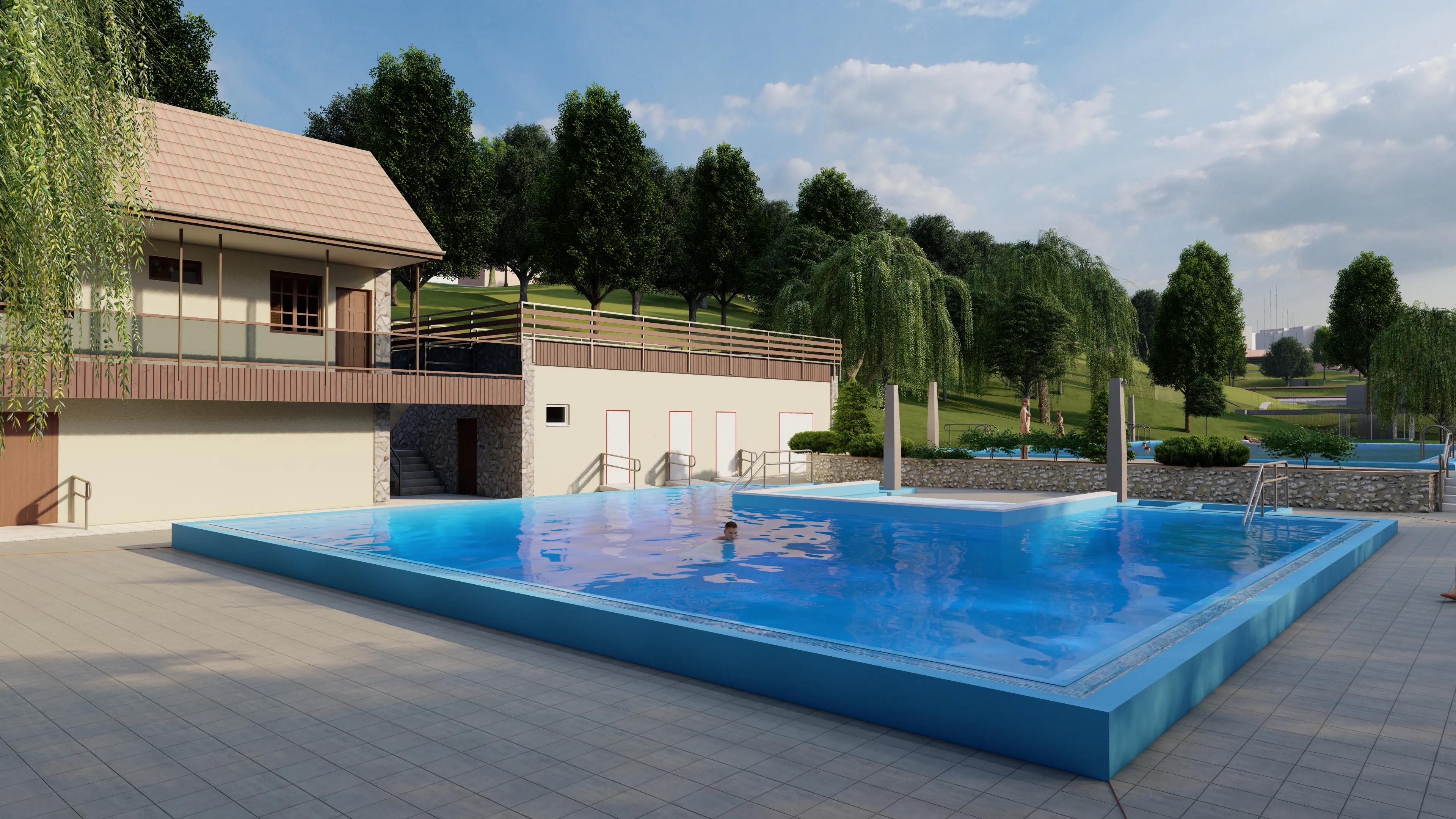 Budapest Óbuda Szabadidőpark medencepark rekonstrukciója - Image 6