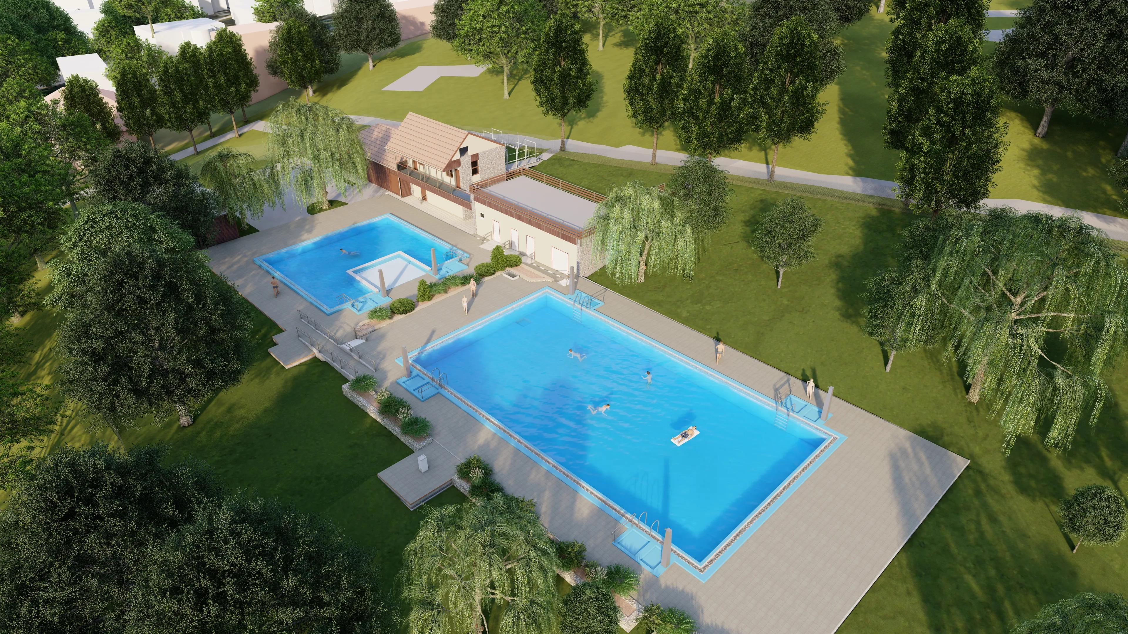 Budapest Óbuda Szabadidőpark medencepark rekonstrukciója - Image 7