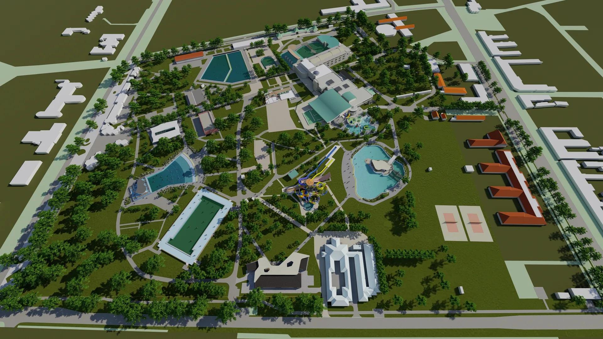 Harkányi Gyógy- és Strandfürdő komplex fejlesztési koncepció - Image 16