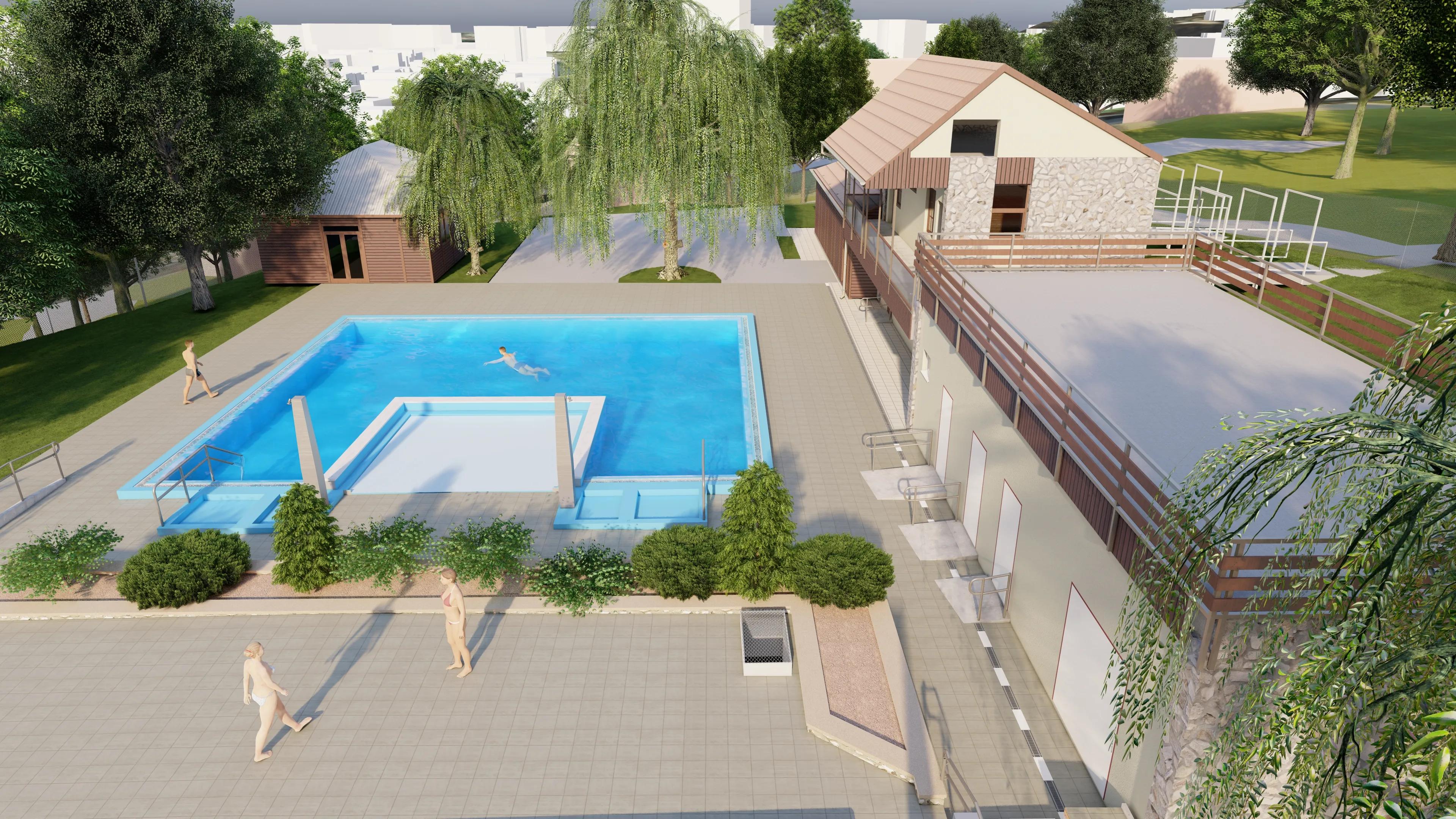 Budapest Óbuda Szabadidőpark medencepark rekonstrukciója - Image 3