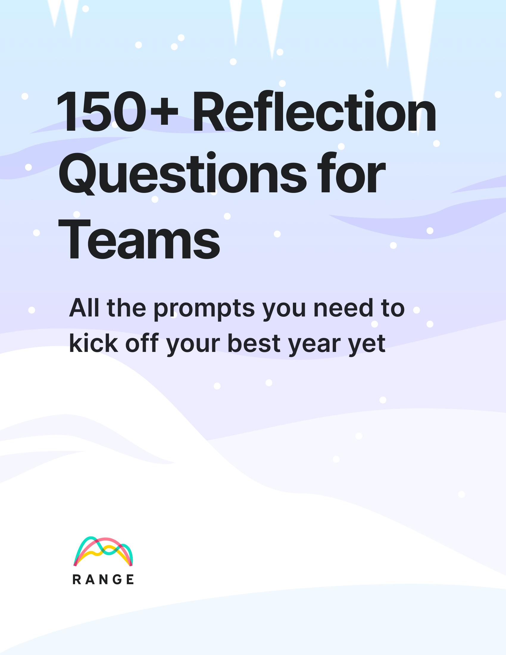 150+ Reflection Questions for Teams