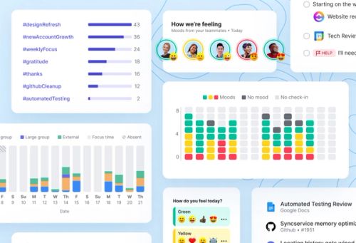 Keep a daily pulse on team wellbeing