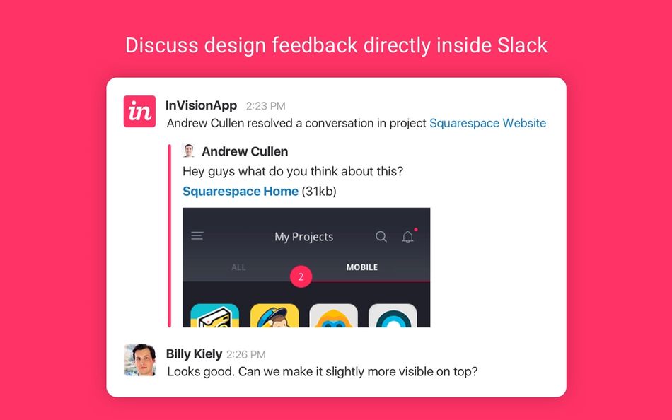 Collaboration tools for Slack – InVision