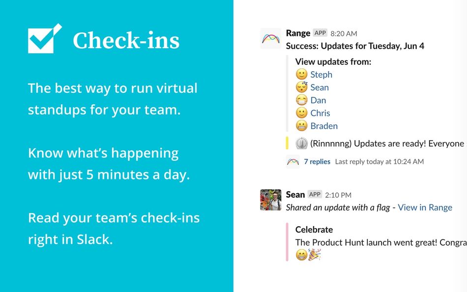 Collaboration tools for Slack – Range