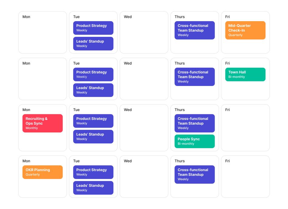 Image of calendar for Help Scout teams