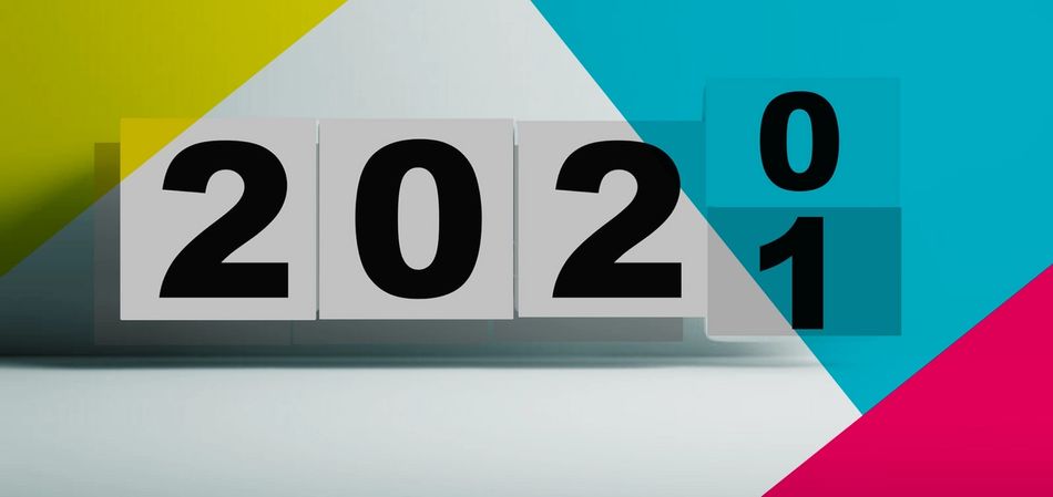 Blocks showing change from 2020 to 2021