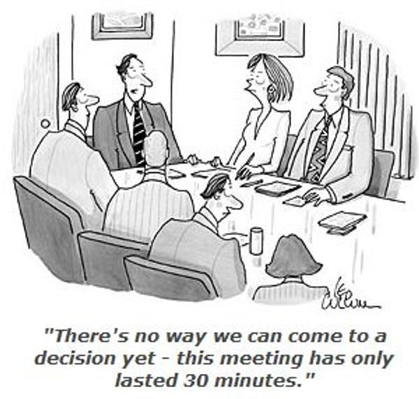 Bad meeting cartoon