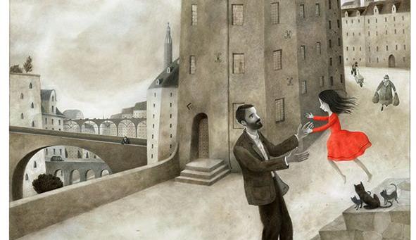 Kan kunst forandre verden? Illustrasjon fra boka "Fargene som forsvant"