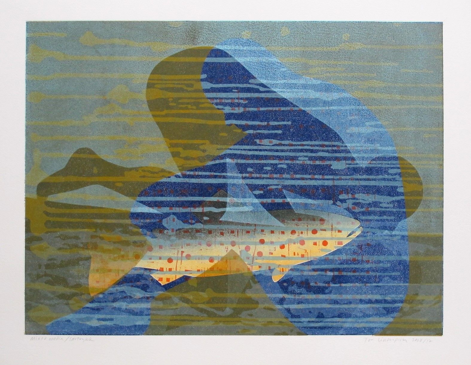 Grafikk av Dag Rødsand, Multemyr.