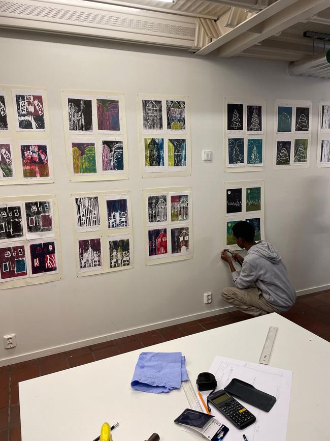 En utstilling blir til!