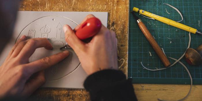 kunst og håndverkskonferansen 2026, kunst i skolen, linotrykk