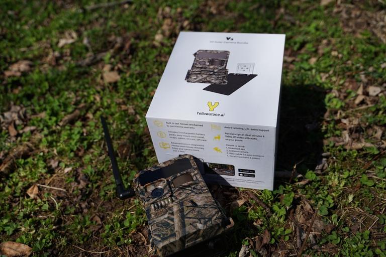 Yellowstone Y2 camera and packaging in the field
