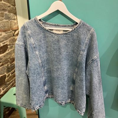 Blouse en jean Americain Vintage - Seconde main