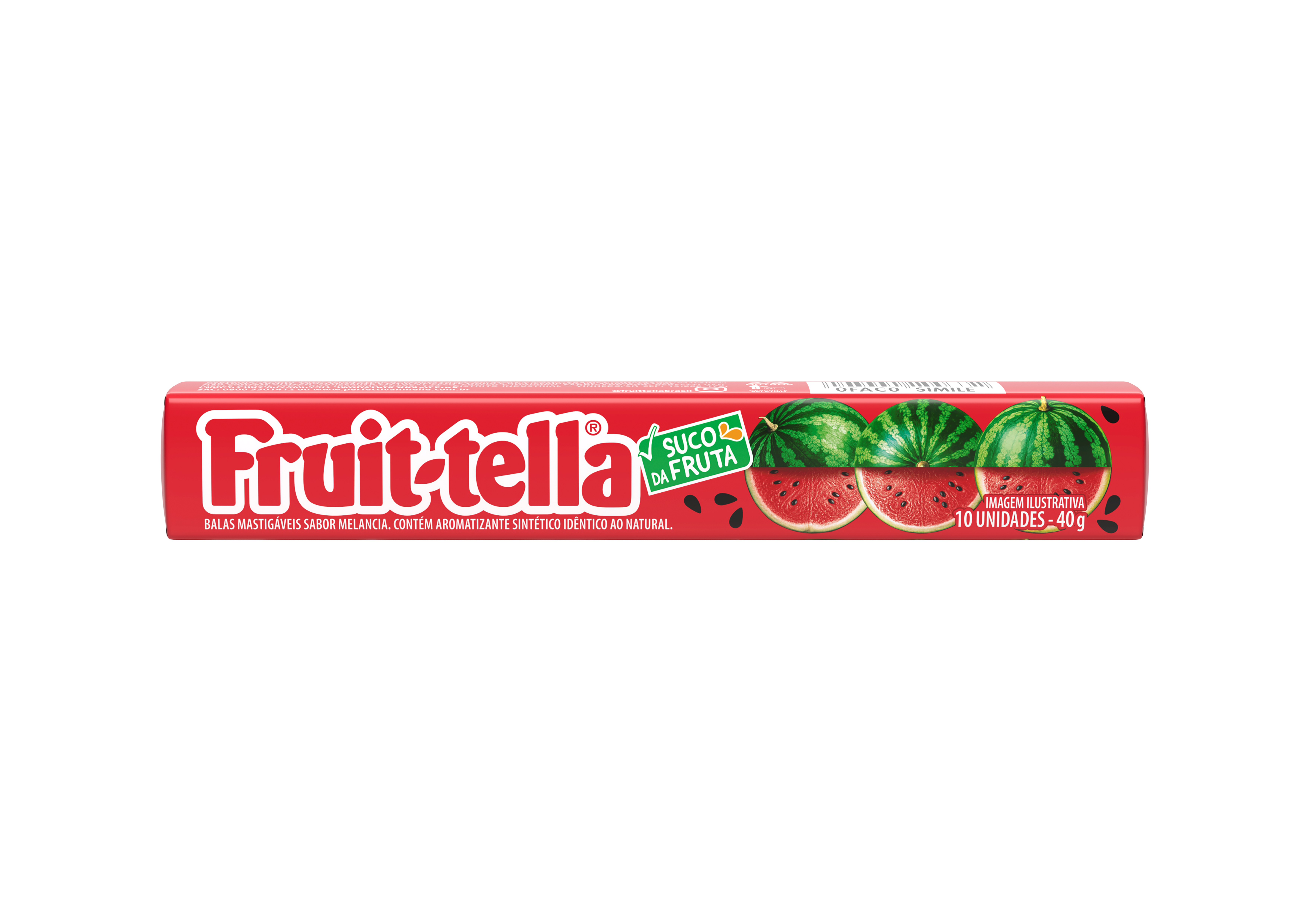 Fruittella Mastigável Melancia