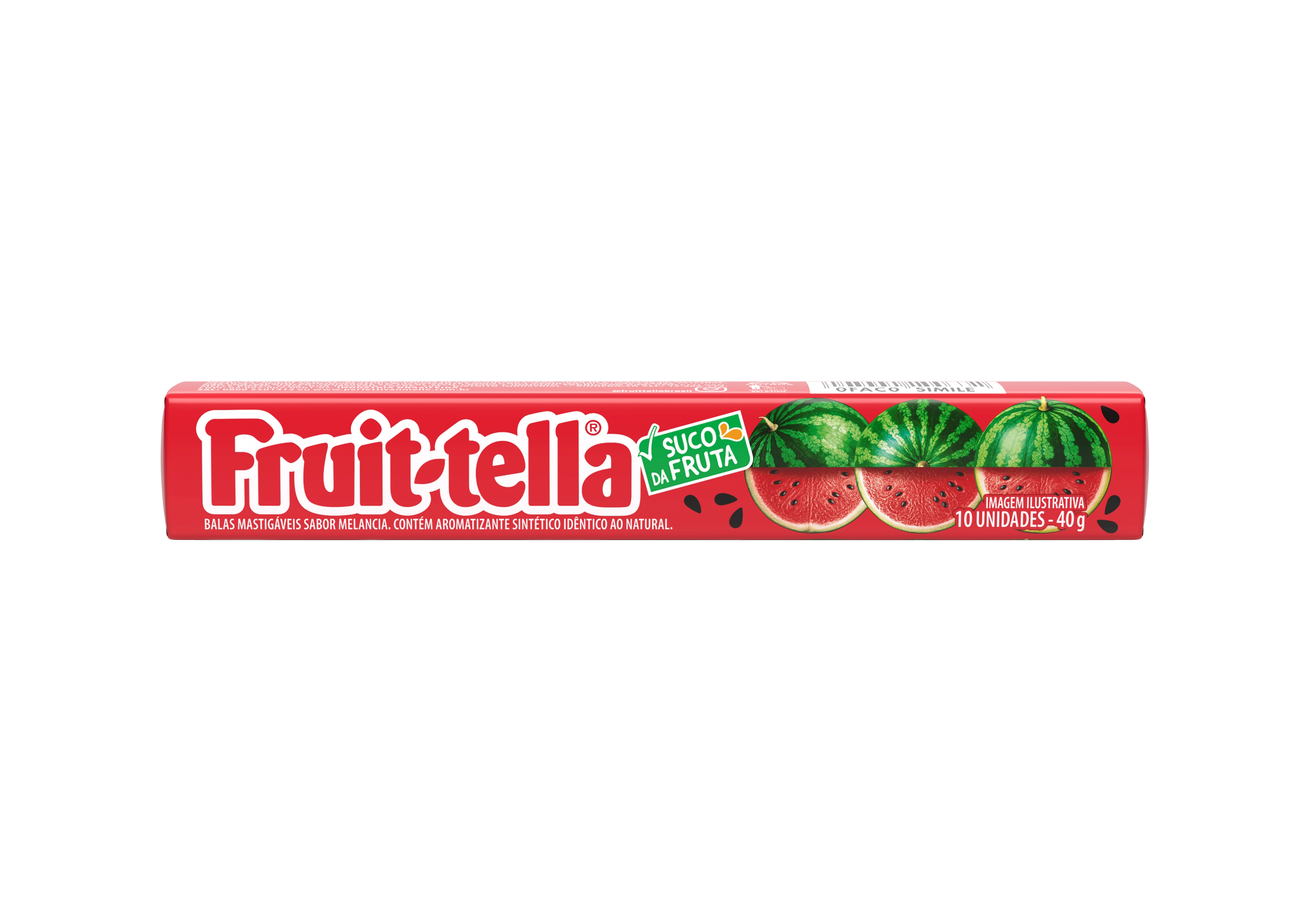 Fruittella Mastigável Melancia