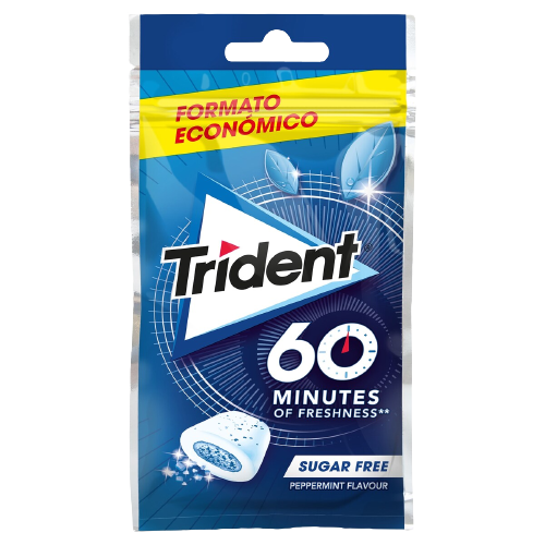 Trident 60 minutos - Gragea Menta Bolsa