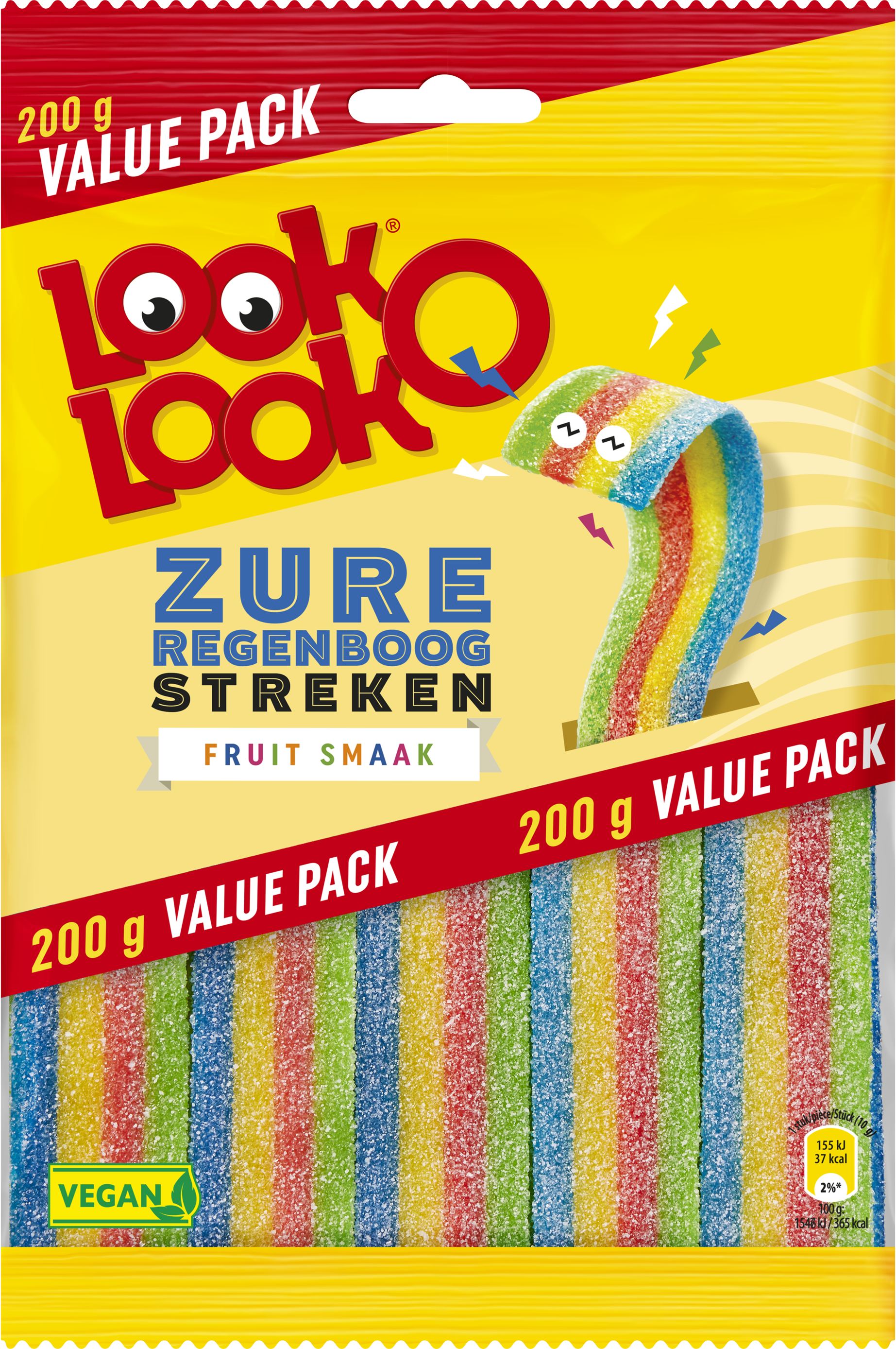 LOOK-O-LOOK ZURE REGENBOOG STREKEN