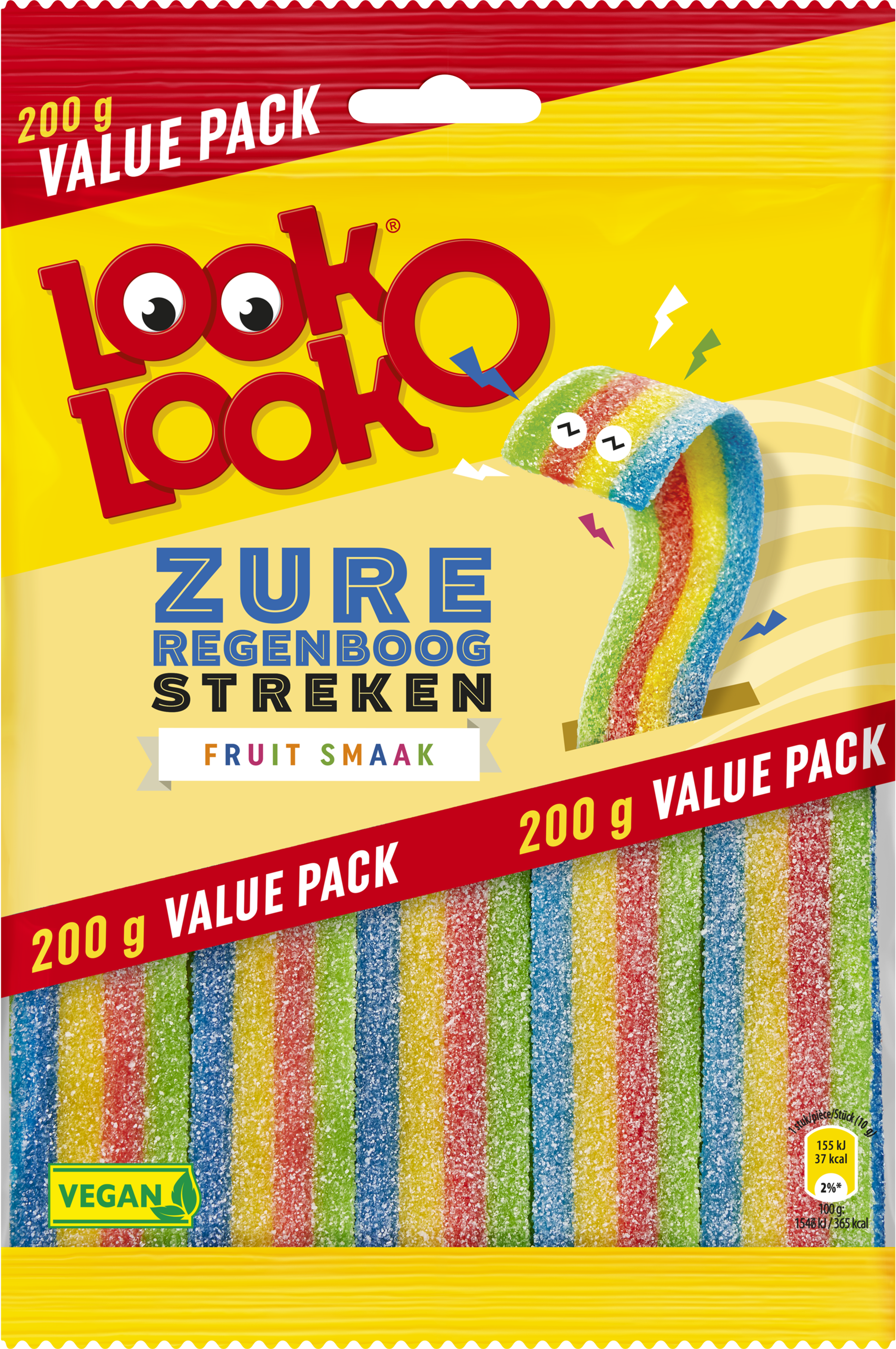 LOOK-O-LOOK ZURE REGENBOOG STREKEN