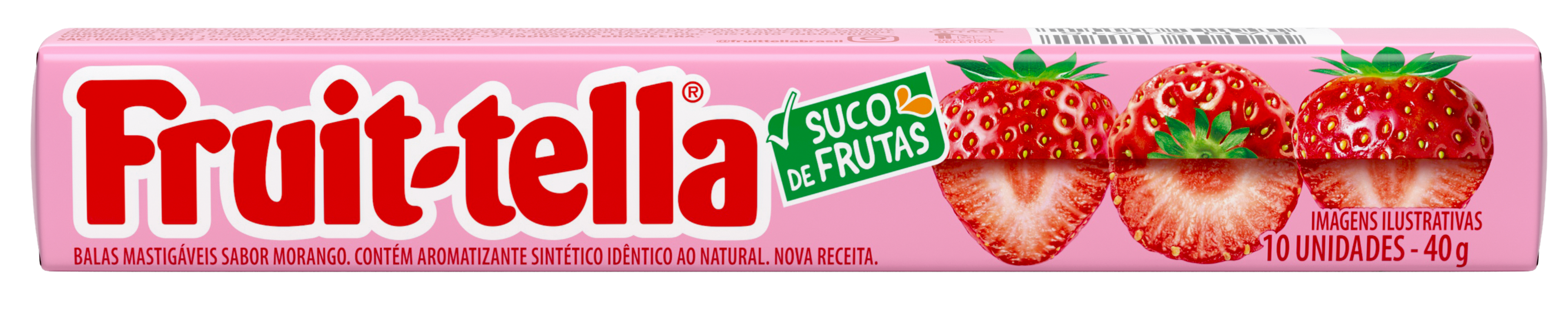 Fruittella Mastigável Morango