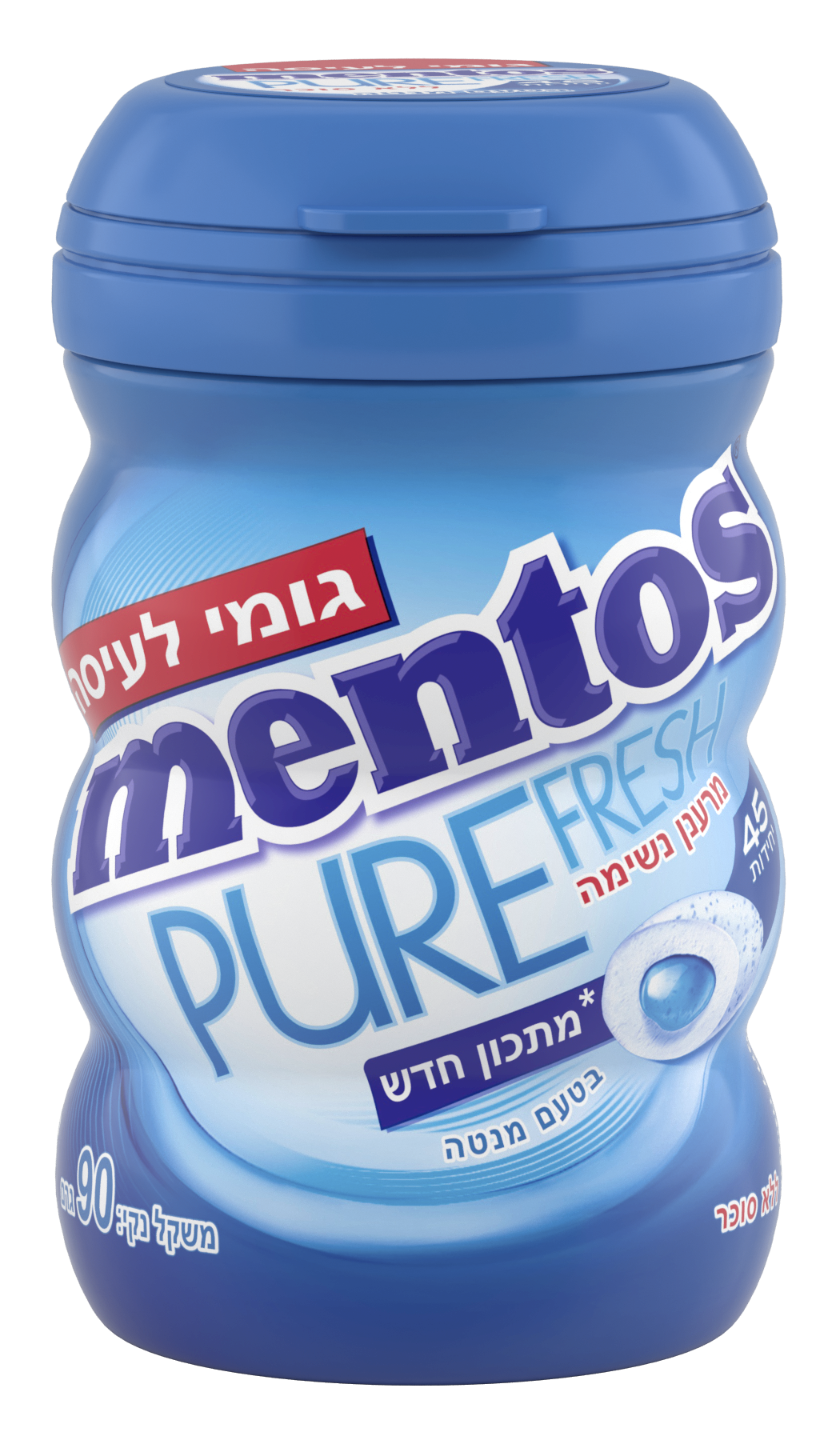 מסטיק מנטוס ביג בטעם מנטה ללא סוכר