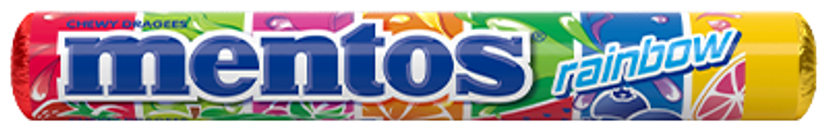 Mentos Rainbow Roll