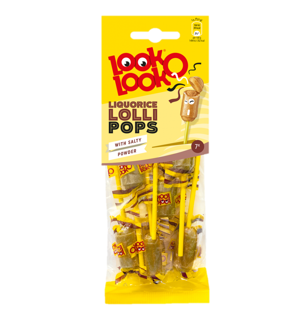 LOOK-O-LOOK LIQUORICE LOLLIPOPS