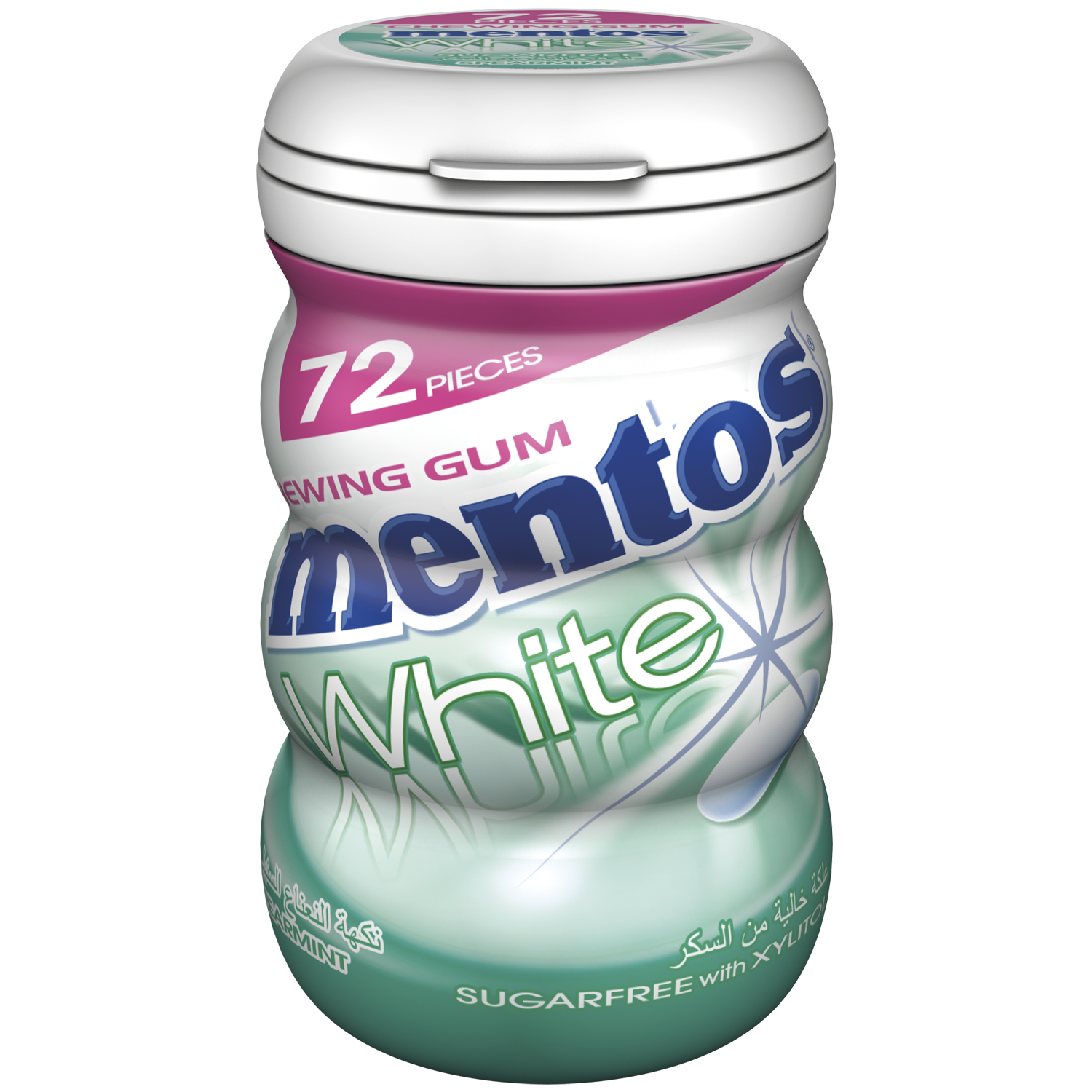 6x Mentos Chewing Gum Pure Fresh Bottle Sugar Free (Vegan) | UK