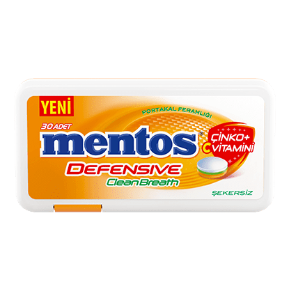 Mentos Defensive CleanBreath Portakal Ferahlığı