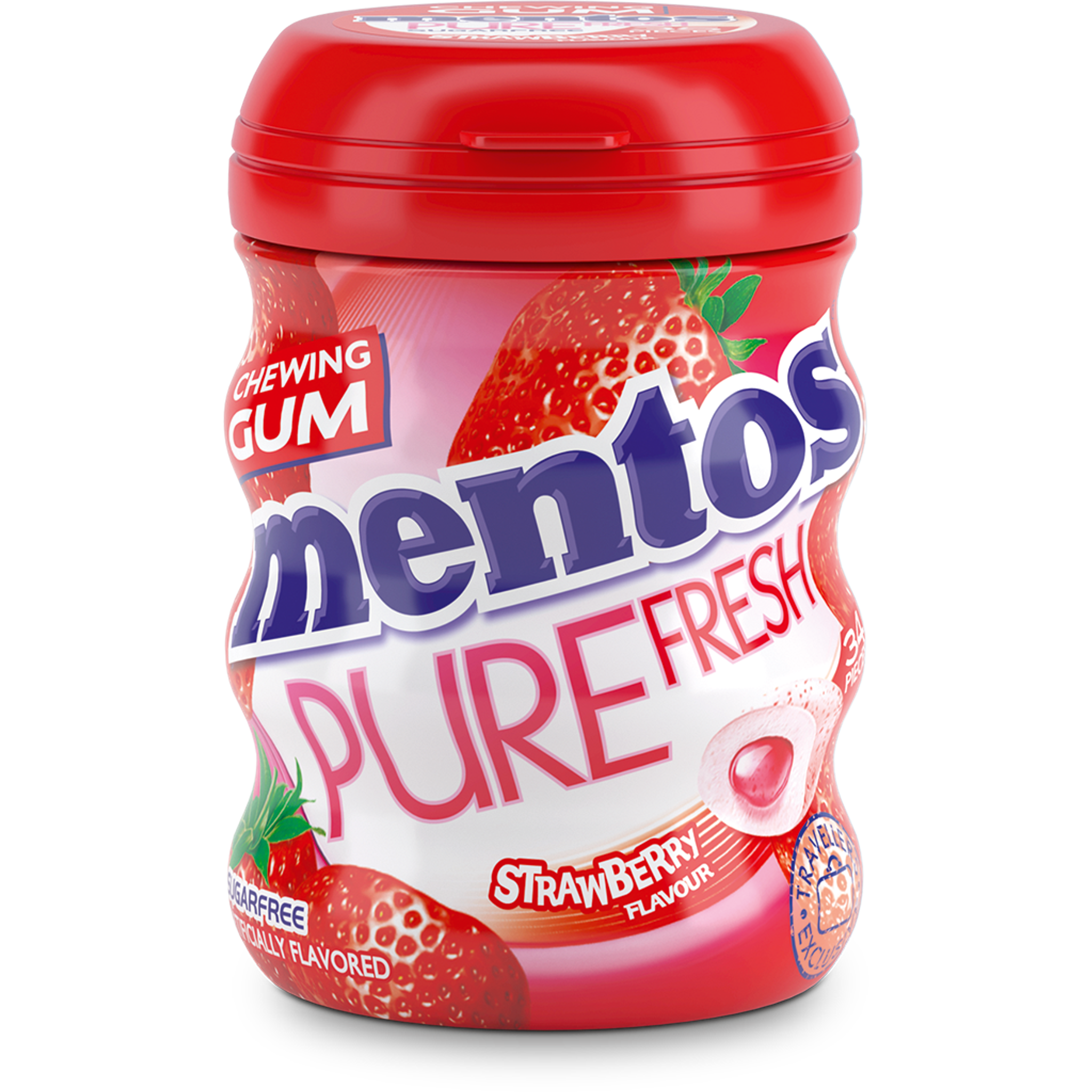 Mentos Gum Pure Fresh Strawberry | 68g EU
