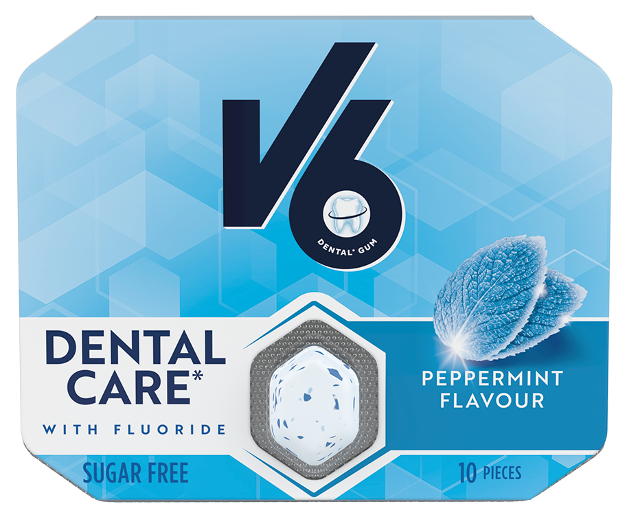 V6 Dental Care Peppermint 3-pak